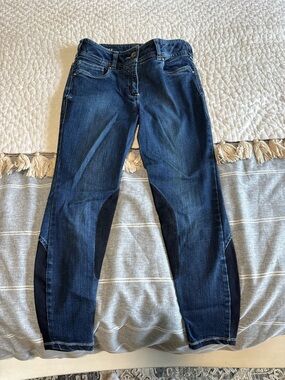 Ariat Dark Blue Skinny Jeans with Knee Panels